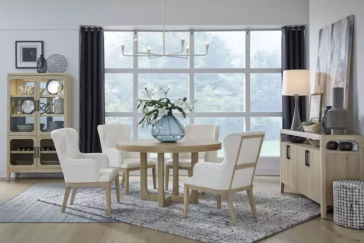 Greenvale Butternut 54" Round Dining Table