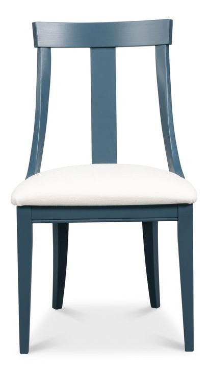 Deco White Performance Fabric Upholstered Side Chair Set of 2