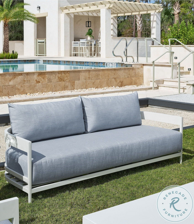 Coastal Living South Beach Chalk Outdoor Sofa From Universal | Coleman Furniture