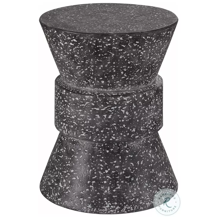 Coastal Living Stinson Speckled Gray Outdoor Accent Table