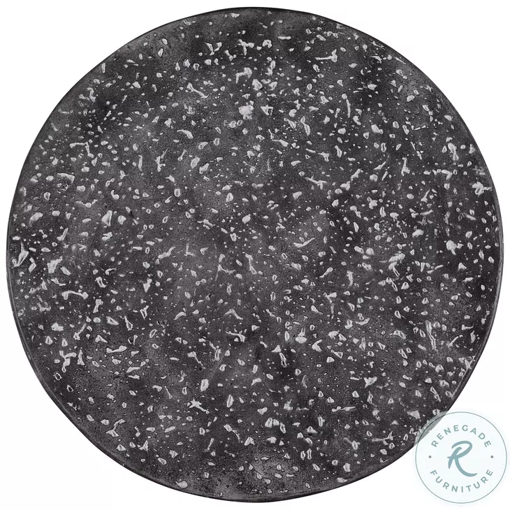 Coastal Living Stinson Speckled Gray Outdoor Accent Table