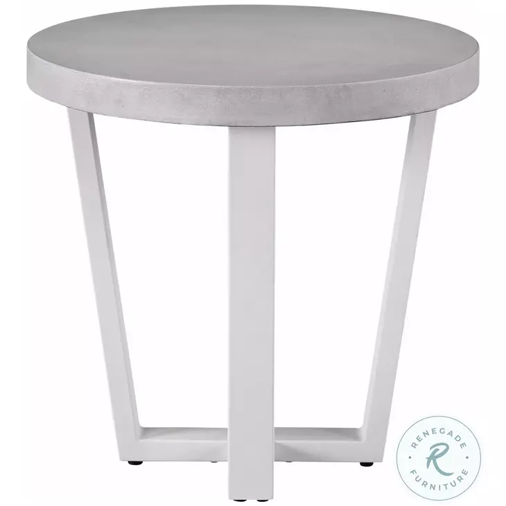 Coastal Living South Beach Chalk Outdoor End Table