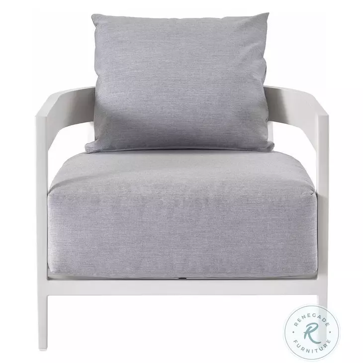 Coastal Living South Beach Canvas Granite Outdoor Lounge Chair