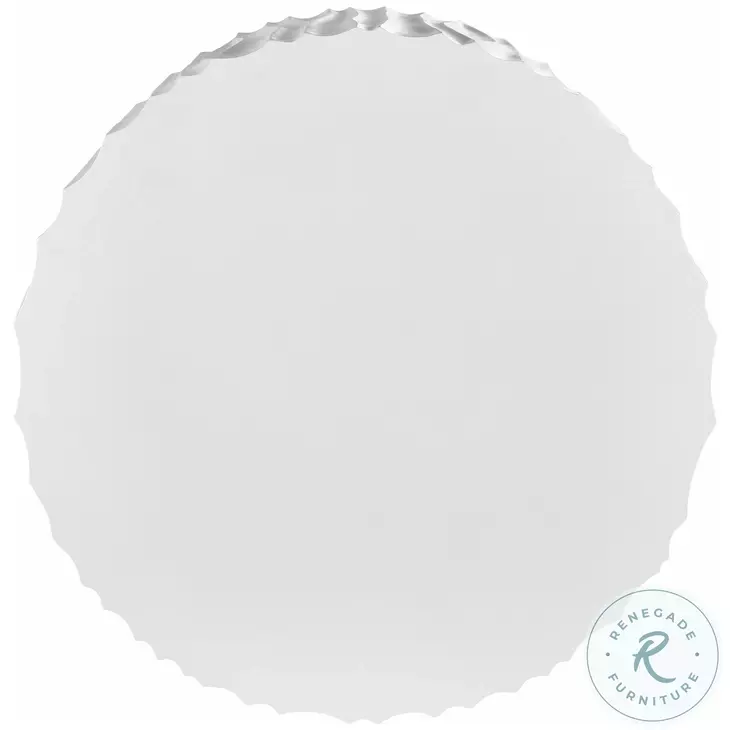 Coastal Living Geneva Abaco White Outdoor Round Cocktail Table