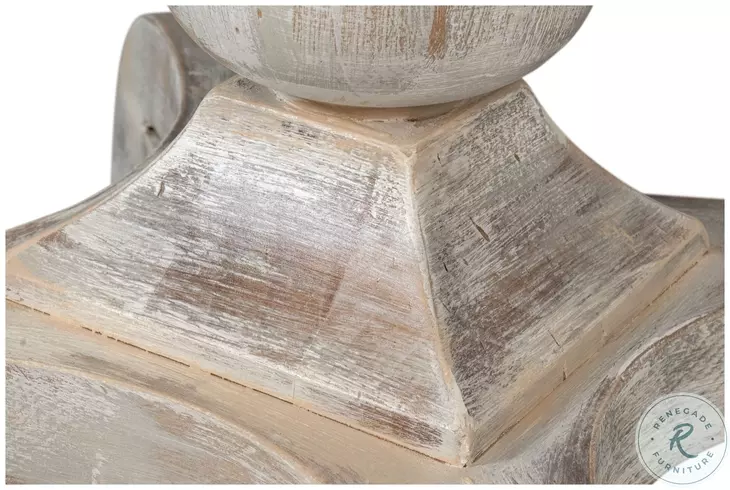 U021-06 Grey Oak Square Bistro Table