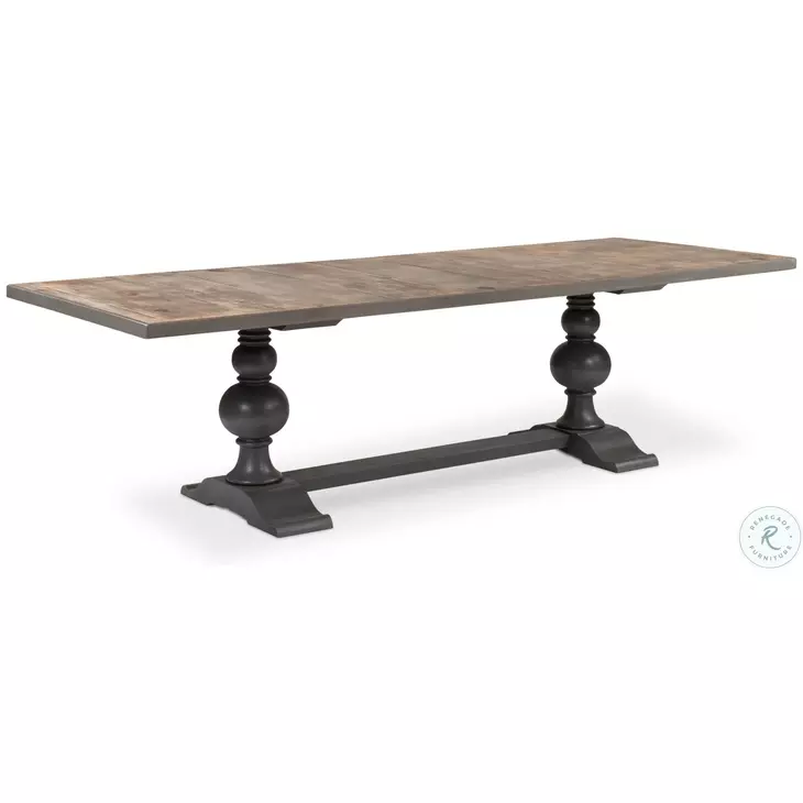 U022-As Gray Rectangular Dining Table