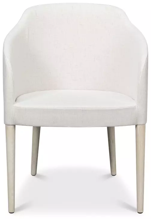 Goccia Lime White Upholstered Side Chair