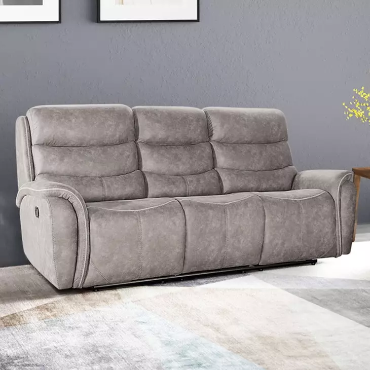 Kamari Gray Dual Reclining 91" Sofa