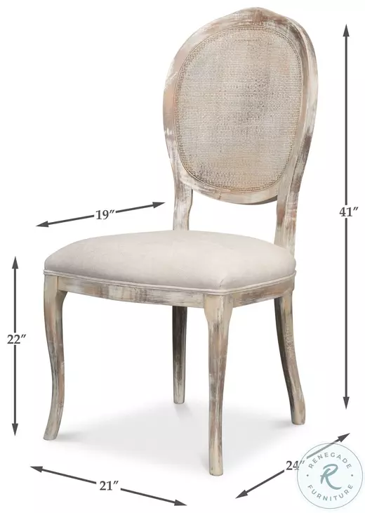 U093-06F47 Taupe Side Chair Set of 2