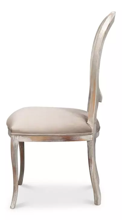 U093 06TG Gray Performance Fabric Upholstered Side Chair Set of 2
