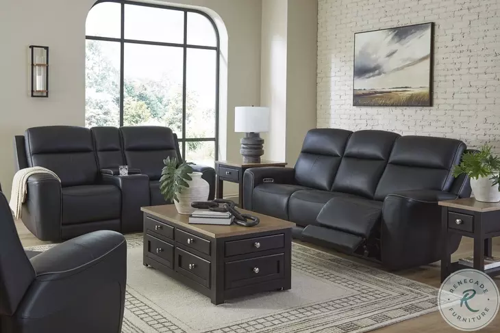 5Z-Relaxation Onyx Power Reclining Living Room Set