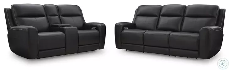 5Z-Relaxation Onyx Power Reclining Console Loveseat