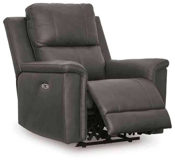 Burnley Anchor Leather Power Reclining Living Room Set