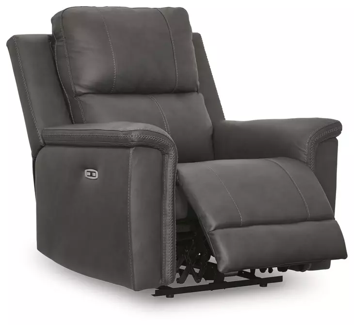Beryton Anchor Leather Power Reclining Living Room Set