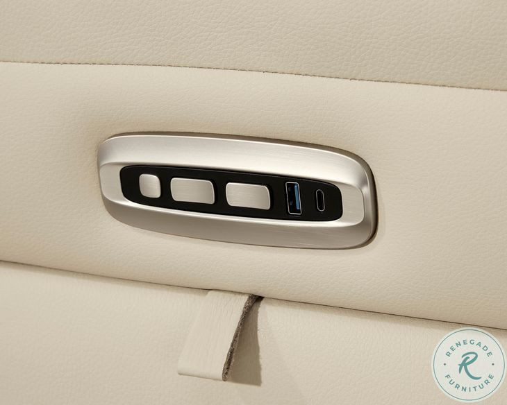 Double Deal Almond 4 Piece Reclining Sectional