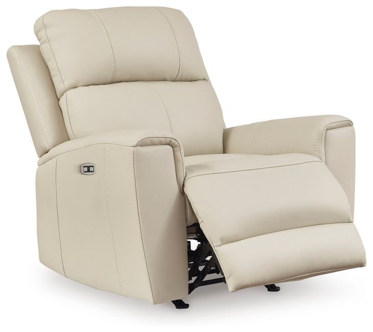 Dahlmoore Almond Leather Power Reclining Living Room Set