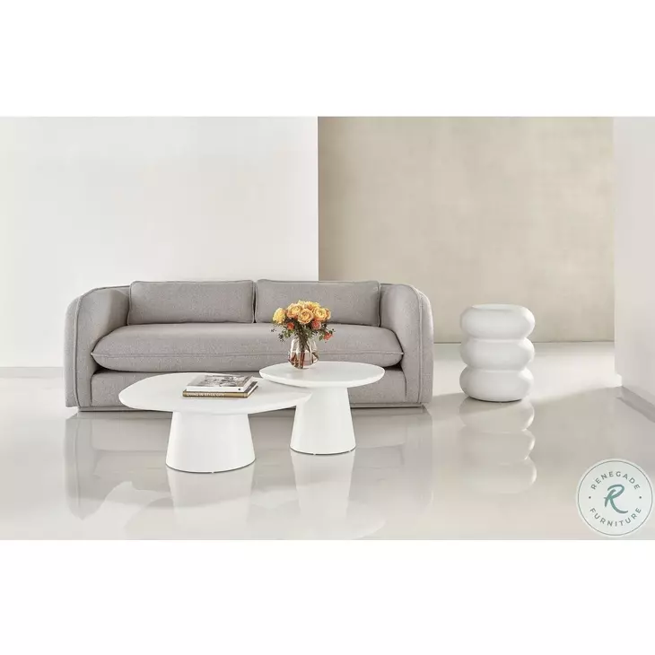 Illumina Milky Mushroom Side Table
