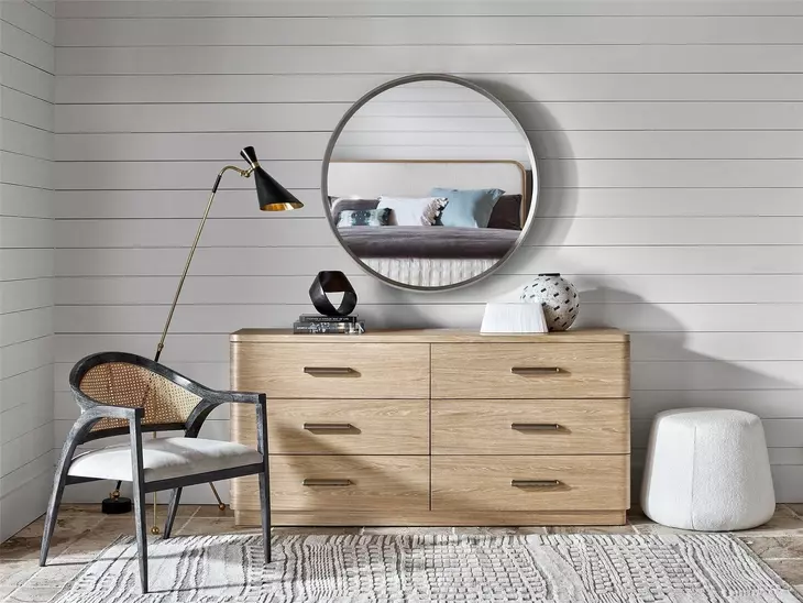 Voyage Tech Oak 6 Drawer Dresser