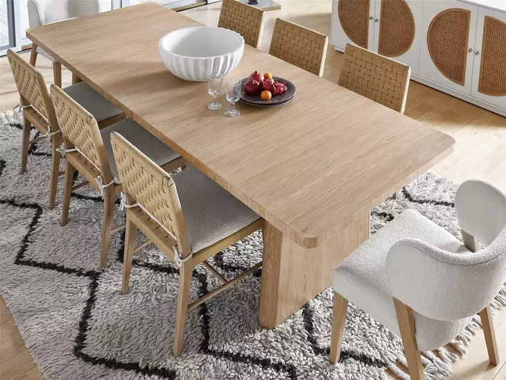 Voyage Tech Oak Extendable Dining Room Set