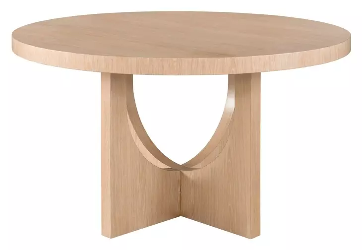 Voyage Tech Oak 54" Round Callon Dining Table