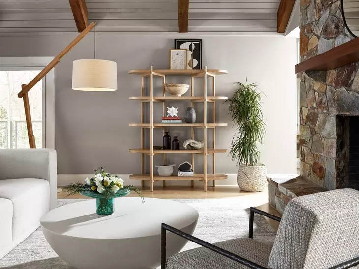 Nomad Tech Oak Etagere