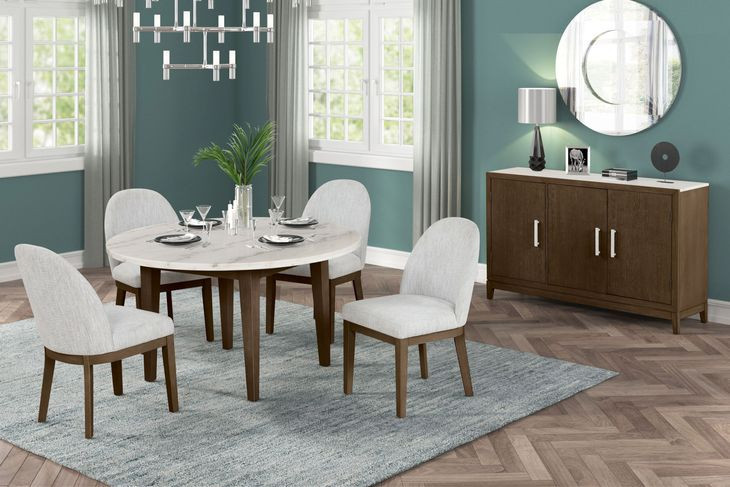 Essence Beige Upholstered Side Chair