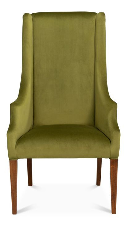 Captains Green Performance Fabric Upholstered Host Chair
