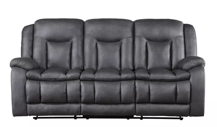 Morello Gray Dual Reclining 88" Sofa