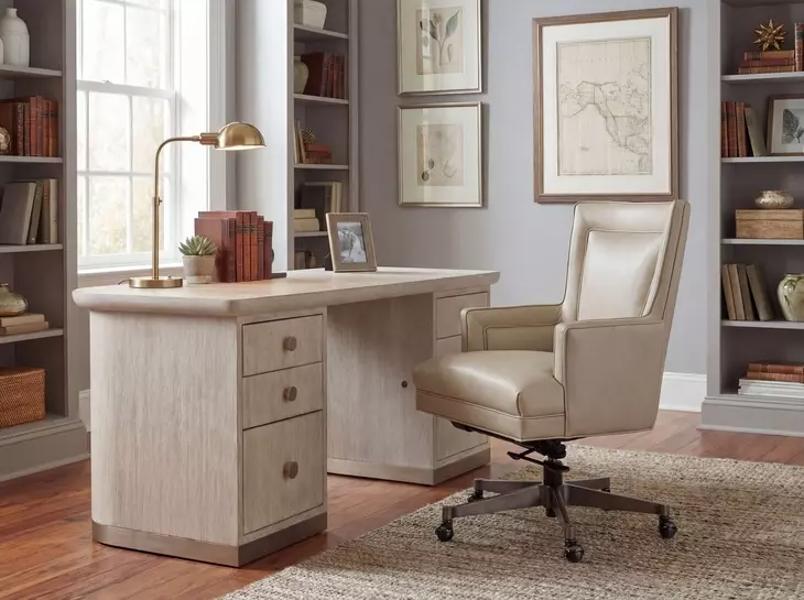 Modern Mood Light Brown Executive Home Office Set