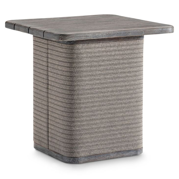 Rialto Brown Square Outdoor Side Table