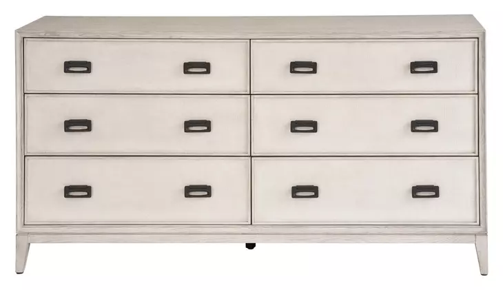 Waverly Rolling Fog 6 Drawer Dresser