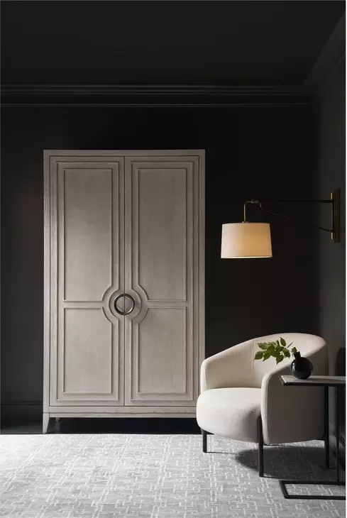 Coaslesce Beige and Soft Matte Black Rectangular Stone Top Drink Table