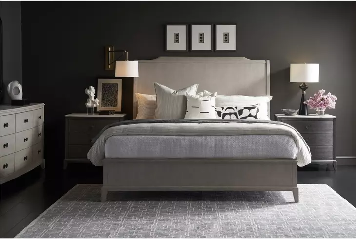 Coaslesce Rolling Fog King Sleigh Platform Bed