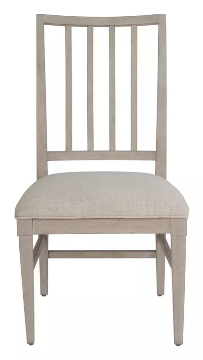 Waverly Beige Upholstered Splat Back Side Chair Set of 2