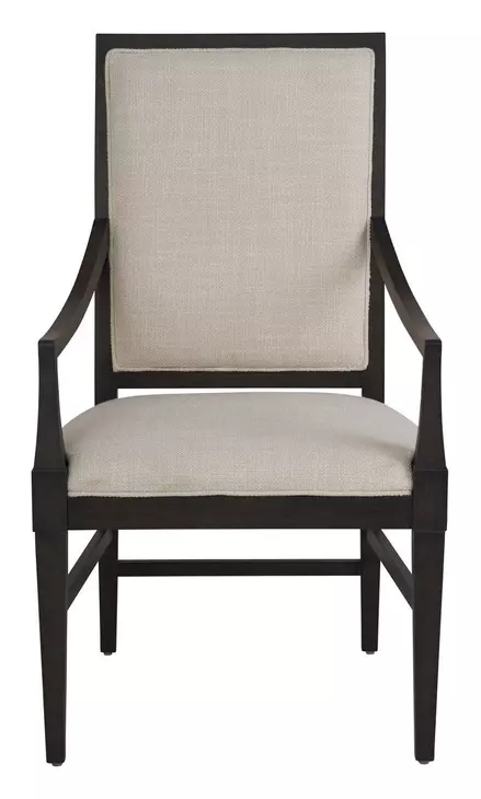 Waverly Beige and Black Upholstered Host Chair Set of 2