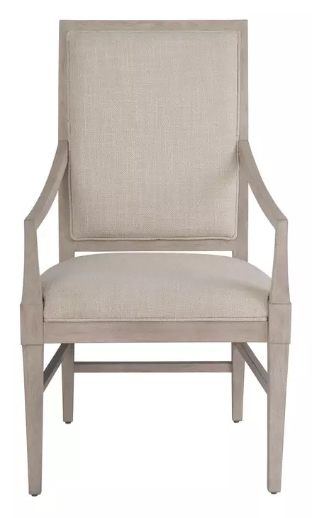 Waverly Beige Upholstered Host Chair Set of 2