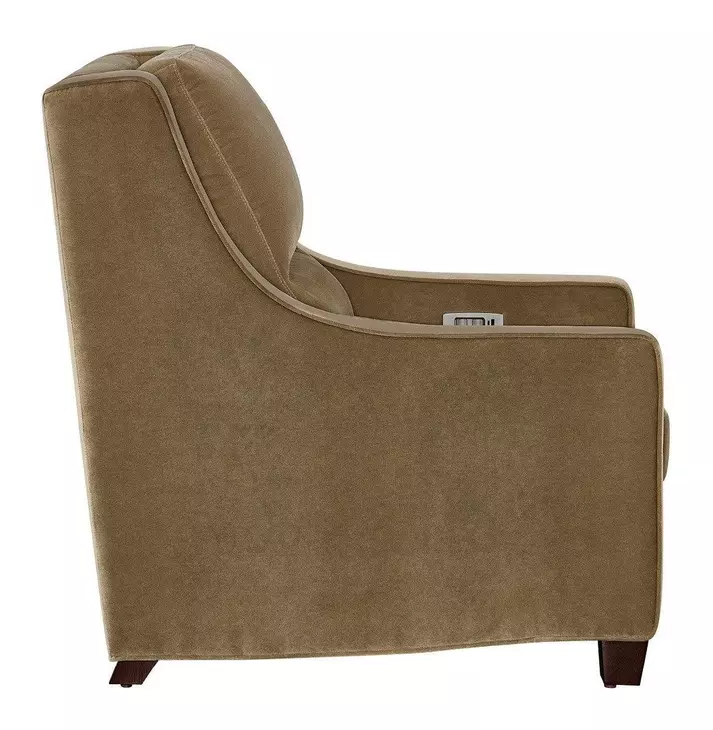 Serene Brown Dual Power Reclining Living Room Set with USB Charging