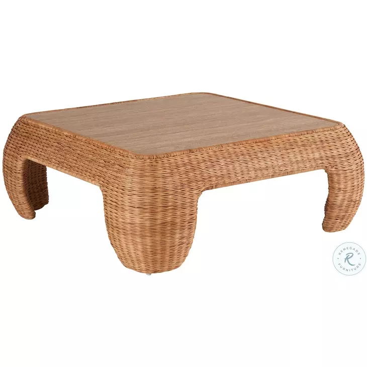 Mirage Natural Rattan Cocktail Table