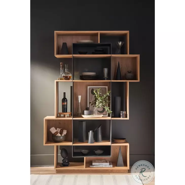 Maddox Natural Oak Etagere
