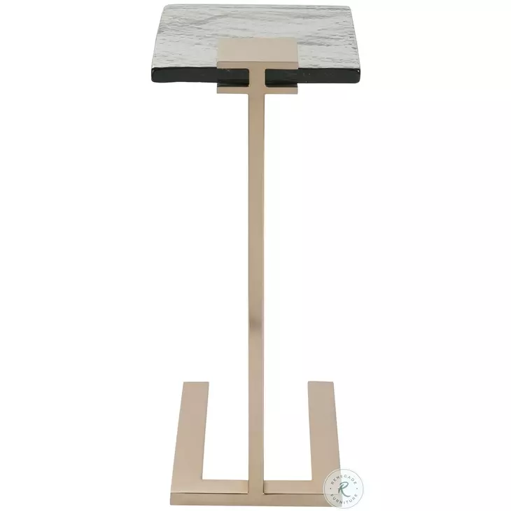 Axis Champagne Gold And Smoke Martini Table