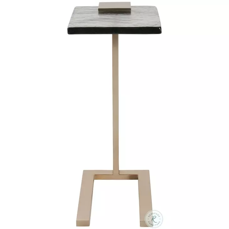 Axis Champagne Gold And Smoke Martini Table