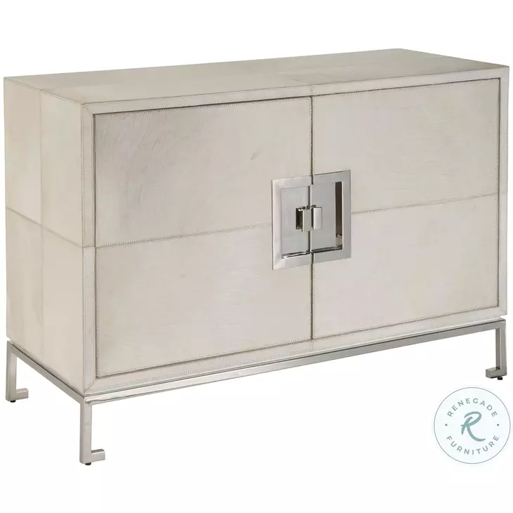 Goldenrod Gray Accent Cabinet