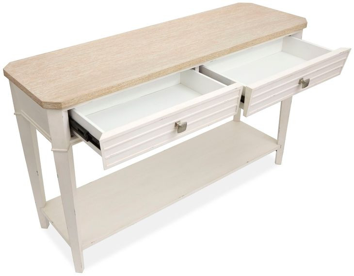 Whisperbay Sea Pearl and Driftwood Rectangular Lift Top Occassional Table Set