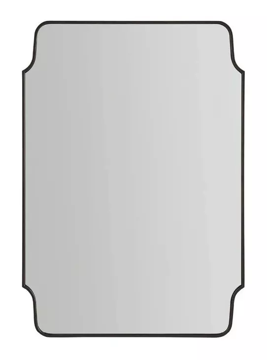 Griffith Park Gray Rectangular Wall Mirror