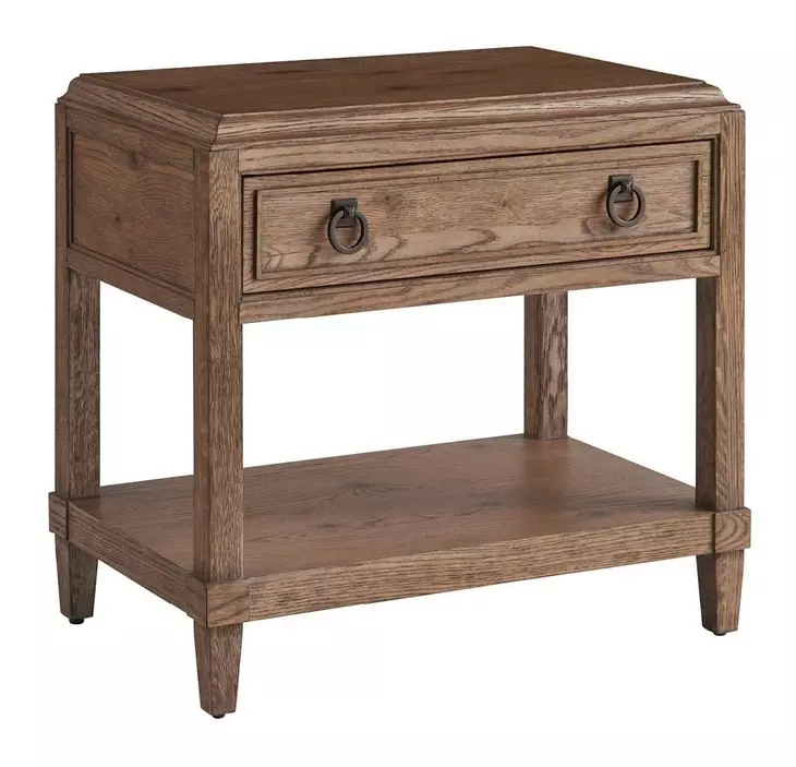 Griffith Park Sienna 1 Drawer Open Nightstand with USB Charging