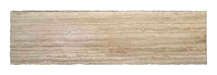 Griffith Park Gray and Oil Rubbed Bronze Rectangular Travertine Top Console Table