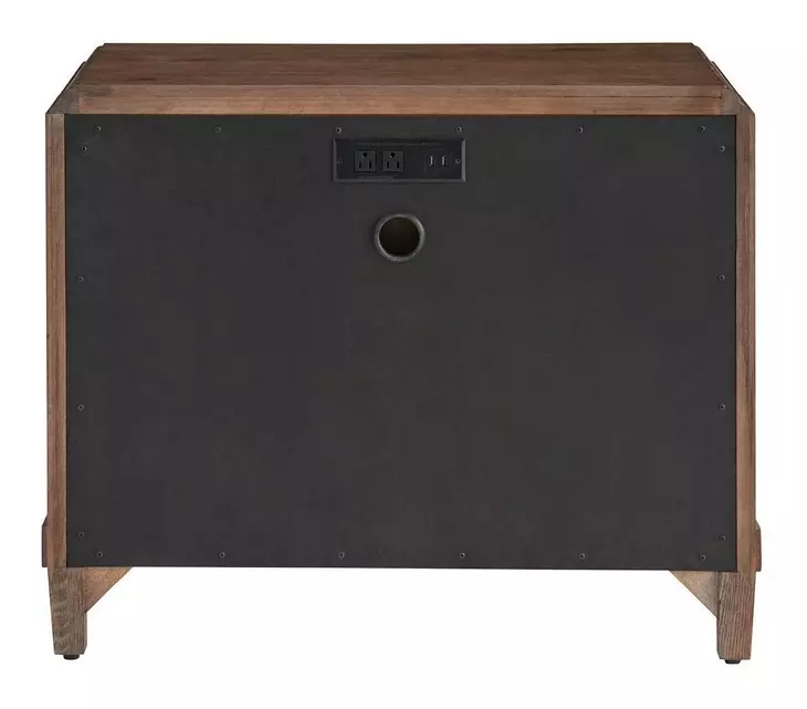 Griffith Park Sienna 2 Drawer Nightstand with USB Charging