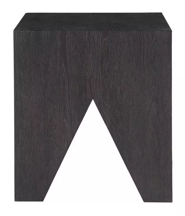 Griffith Park Obsidian Square End Table