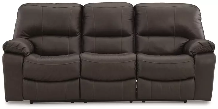 Leesworth Dark Brown 88" Power Reclining Sofa