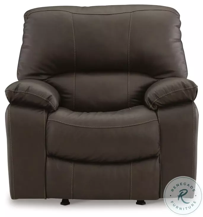 Leesworth Dark Brown Power Recliner